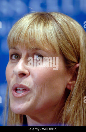 Terri Irwin, the wife of "crocodile hunter" Steve Irwin, who was killed