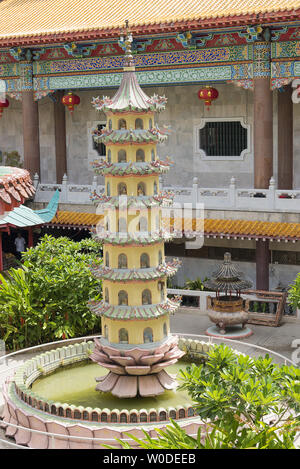 Kek Lok Si Temple; Lotus Pagoda;  Penang island, Malaysia Stock Photo