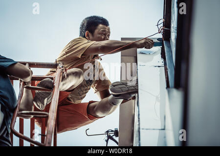 Construction workers Stock Photo