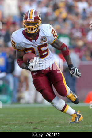 Clinton Portis of the Washington Redskins runs for some of his 90