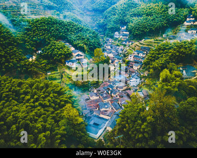 Lenggang Village, Lishui, Zhejiang Province Stock Photo