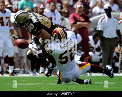 Air Commandos vs NFL Rocky McIntosh (Washington Redskins Linebacker #52)