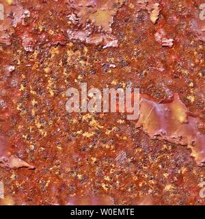 Photo realistic seemless texture pattern of weathered and rusty metal surfaces Stock Photo