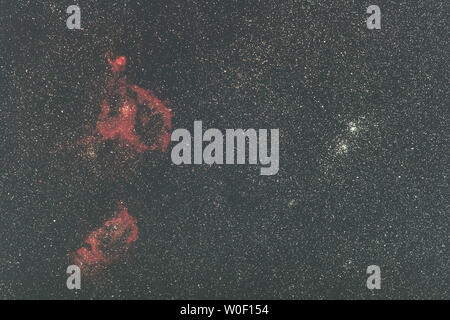 Double Cluster, Perseus Stock Photo - Alamy