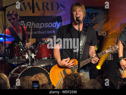 Jack Ingram performs during a concert on the eve of the Country Music Television (CMT) Music Awards in Nashville, Tennessee, on June 15, 2009.    (UPI Photo/Roger L. Wollenberg) Stock Photo