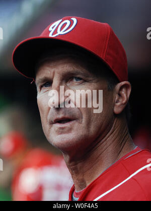 Jim Riggleman, newly appointed Manager of the Washington Nationals ...