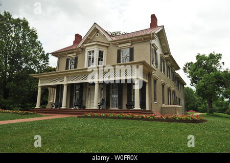 The home of Frederick Douglass, an American abolitionist, is seen at the Frederick Douglass National Historic Site in Washington on May 22, 2010. UPI/Alexis C. Glenn Stock Photo