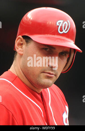 Washington Nationals rookie third baseman Ryan Zimmerman signs some  autographs prior to a Spring Training game against the Baltimore Orioles at  Space Coast Stadium, in Viera Florida. The Nationals defeated the Orioles