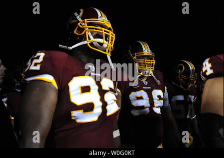 The Dallas Cowboys take the field prior to kickoff at the National