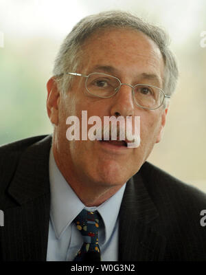 MIT's Peter Diamond, who won a Nobel Prize in Economic Sciences, speaks as the House of Sweden holds a 'Improving Society' symposium with the 2010 Nobel Economics Laureates in Washington on November 24, 2010.     UPI/Roger L. Wollenberg Stock Photo