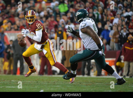 Philadelphia Eagles defensive end Robert Quinn (98) reacts during