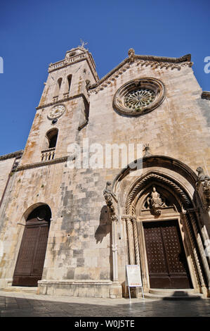 Korcula: St. Mark’s Cathedral. Croatia Stock Photo