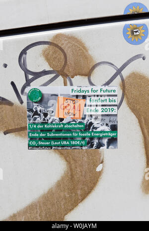 Sticker Fridays for Future in Berlin