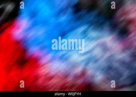 abstract blurry multicolored smoke on black background for wallpaper Stock Photo