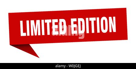 limited edition speech bubble. limited edition sign. limited edition banner Stock Vector