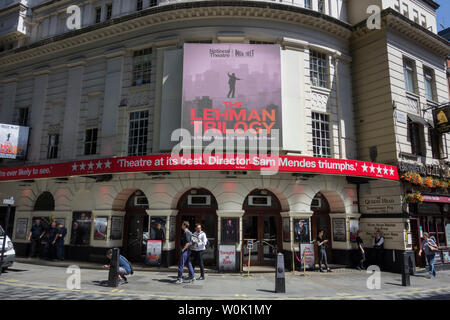 Stefano Massini's The Lehman Trilogy at the Piccadilly Theatre directed by Sam Mendes, London, UK Stock Photo