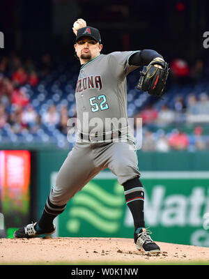 Arizona Diamondbacks' pitcher Zack Godley throws against the San Diego ...