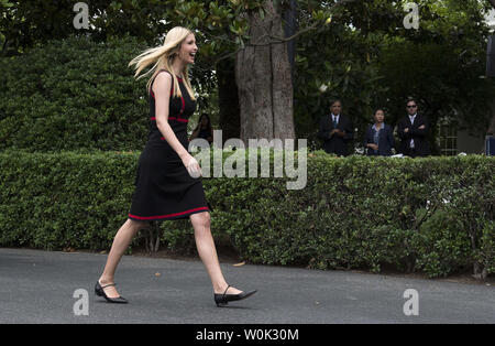 Ivan Trump, the daughter of President Donald Trump arrives for the White House Sports and Fitness Day on the South Lawn of the White House in Washington, D.C. on May 30, 2018. Photo by Kevin Dietsch/UPI Stock Photo