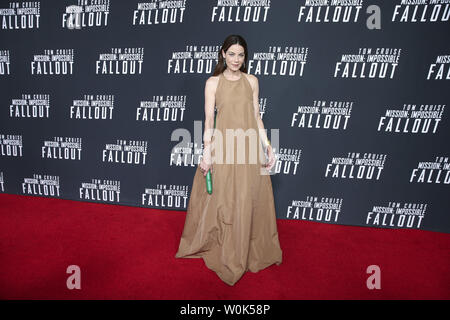 Michelle Monaghan attends the 'Mission: Impossible - Fallout' DC premiere at the Smithsonian's National Air and Space Museum on July 22, 2018 in Washington, DC..       Photo by Oliver Contreras/UPI Stock Photo