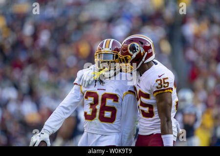 Washington Redskins safety Montae Nicholson in action during an NFL  football game against the Philadelphia Eagles, Sunday, Sept. 8, 2019, in  Philadelphia. (AP Photo/Matt Rourke Stock Photo - Alamy