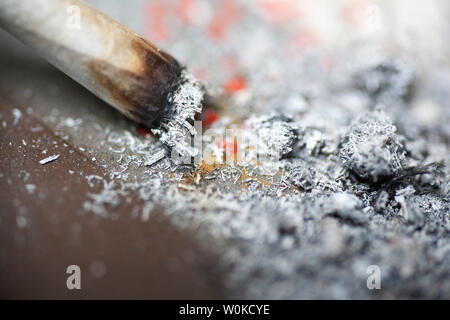 Cigarette joint macro background fine art in high quality products Stock Photo