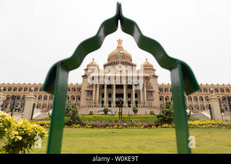 Vidhana Soudha is the seat of Karnataka's legislative assembly located in Bengaluru, India Stock Photo