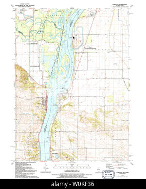 Cordova, Illinois, map 1991, 1:24000, United States of America by ...