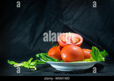 Healthy vegetables, tomatoes Stock Photo