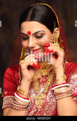 Indian Nose Ring , Nath , Pakistani Jewelry Designer Jewellery Bollywood  Adaa Jewels Nose Pin Hoop Nathni Bridal Sabyasachi Pearl Emerald - Etsy