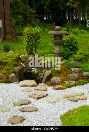 View of the new Japanese Garden at Cowden in Dollar, Clackmannanshire, Scotland, UK Stock Photo