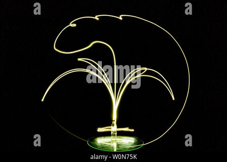 light painting Stock Photo