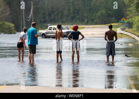 The River Walk on the Cape Fear River in the historic downtown area of ...