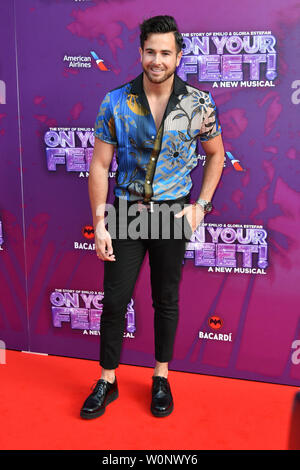 Aaron Renfree, On Your Feet - Musical Press Night, London Coliseum ...