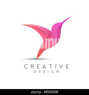 Birds that will fly Vector Illustration Design Clipart Symbol Logo Template Stock Vector