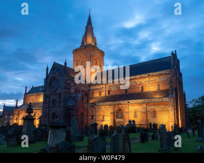 St. Magnus Cathedral in Kirkwall, Orkney Islands, Scotland