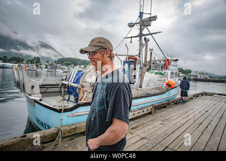 Commercial fishing, Sitka, Alaska Stock Photo