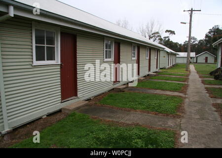 bonegilla migrant camp buildings Stock Photo