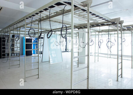 Interior of the machine room Stock Photo