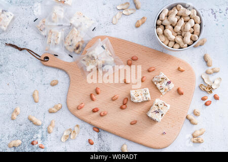 China Taiwan net red snack snowflake crisp (peanut crisp sugar) Stock Photo