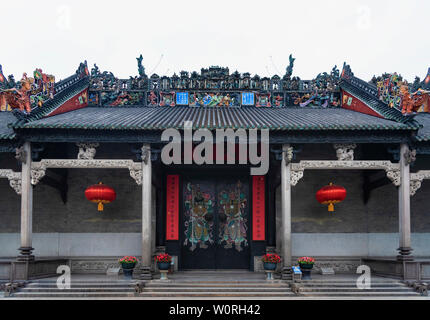 Chen Jia Temple in Guangzhou, an integrator of Lingnan architecture Stock Photo