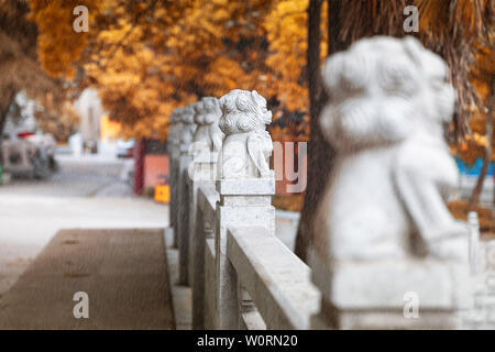 Baotong Zen Temple, Hongshan District, Wuhan, Jiangcheng Stock Photo