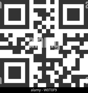 Big Sale data in qr code. Modern bar code . EPS 10 vector file Stock Vector