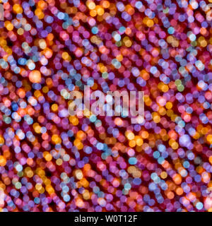 Multicolors bokeh. Vintage style. Seamless square texture. High resolution photo. Stock Photo