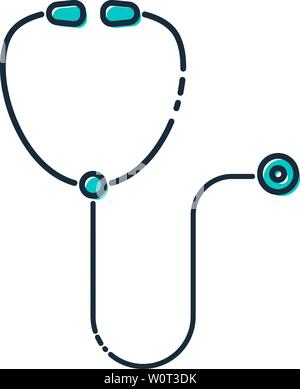 Stethoscope of medical care design Stock Vector Image & Art - Alamy