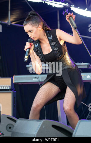 Sotiria (Sotiria Schenk ) at the biggest hit Open Air in Berlin, the ...