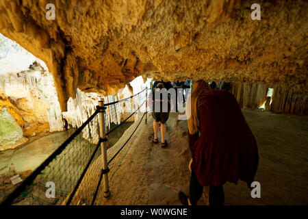 Imposing Grotta di Nettuno in Sardegna (Italy) Stock Photo