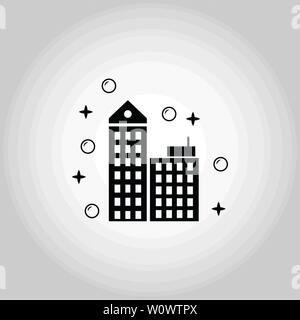 Office Cleaning icon. Monochrome style design from cleaning icons collection. Symbol of office cleaning isolated icon. Stock Vector