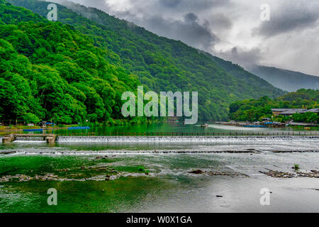 Arashiyama historical scenic site Stock Photo