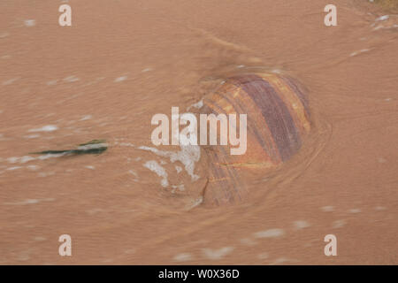 Coloured Pebbles on the beach at Rackwick Bay Hoy Scotland Stock Photo