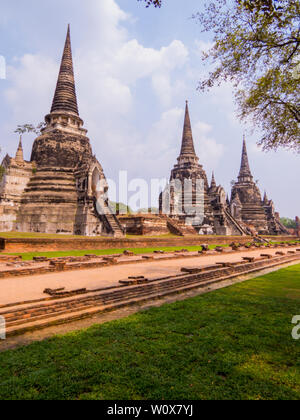 Wat Phra Sri Sanphet, Ayutthaya, Thailand Stock Photo